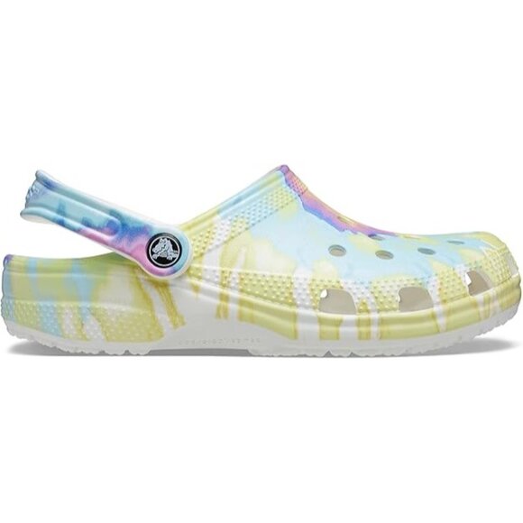 Crocs Classic Solar Tie Dye Clogs Men's Size 13 NEW - Picture 3 of 7